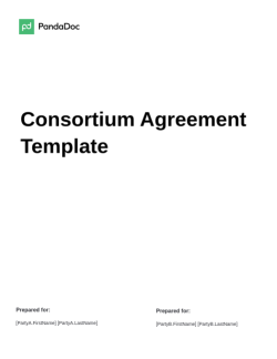 Consortium Agreement