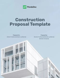 Construction Proposal Template