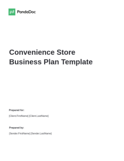 Convenience Store Business Plan
