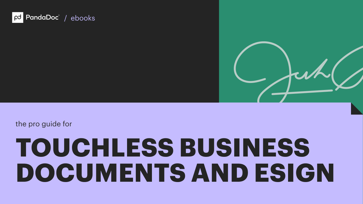 The pro guide for touchless business documents and eSignatures