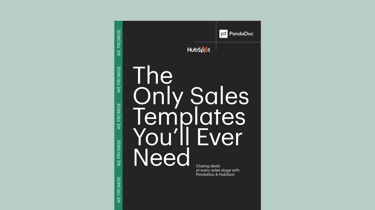 The Only Sales Templates You'll Ever Need (We Promise)