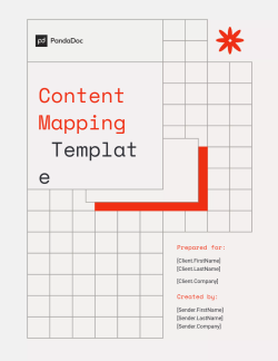 Content Mapping Template