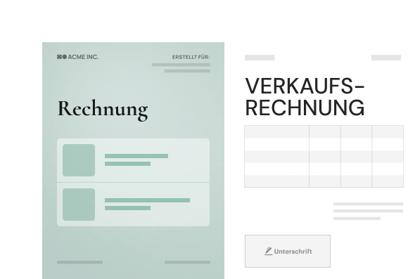 DE: Document Invoice