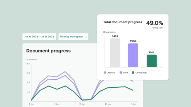 Document tracking software
