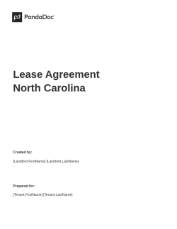 Lease to Purchase Agreement North Carolina
