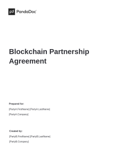 Blockchain Partnership Agreement