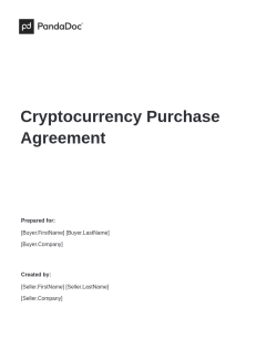 Cryptocurrency Purchase Agreement