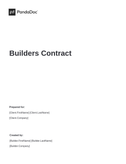 Builders Contract