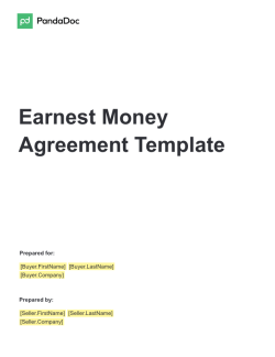 Earnest Money Agreement