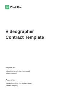 Videographer Contract Template