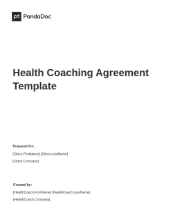 Client Agreement for Health Coaches