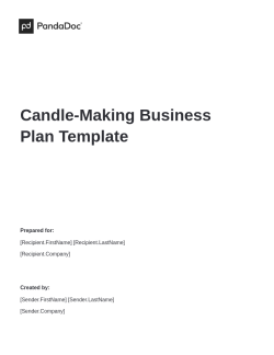 Candle-Making Business Plan Template