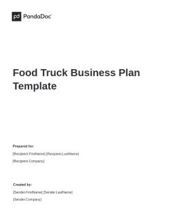 Food Truck Business Plan Template