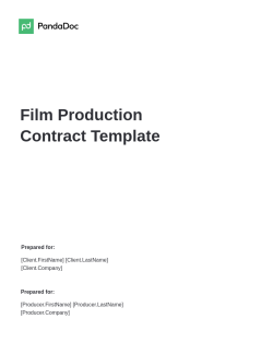 Film Production Contract Template
