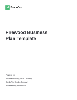 <strong>Firewood Business Plan</strong>