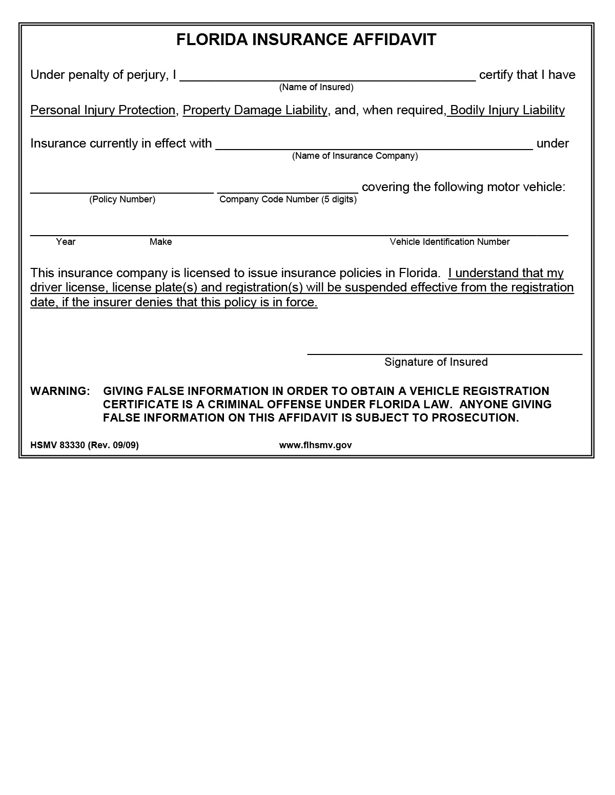 Florida Bill of Sale Templates Edit, Download and Print