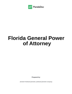 Power of Attorney Florida