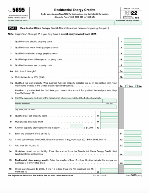 Form 5695 Template To Simplify Tax Filings PandaDoc