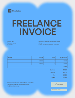Freelance Invoice Template