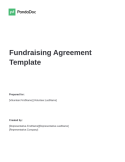 Fundraising Agreement