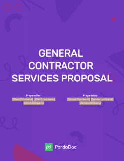 General Contractor Services Proposal
