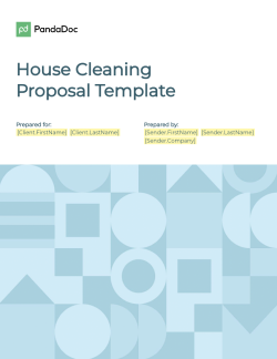 House Cleaning Proposal Template