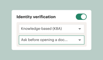 Protect documents with recipient verification