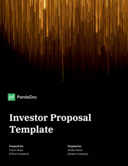 Investor Proposal Template