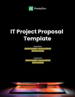 IT Project Proposal Template