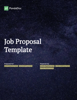 job proposal