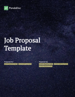 Job Proposal Template