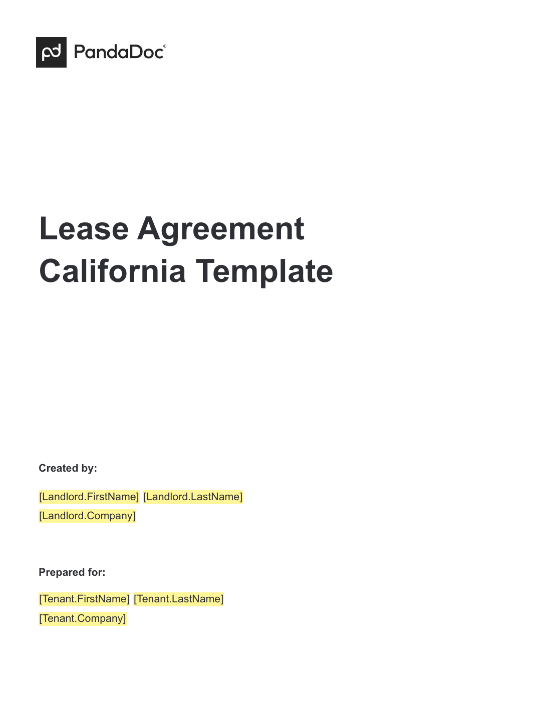 California Lease Agreements 