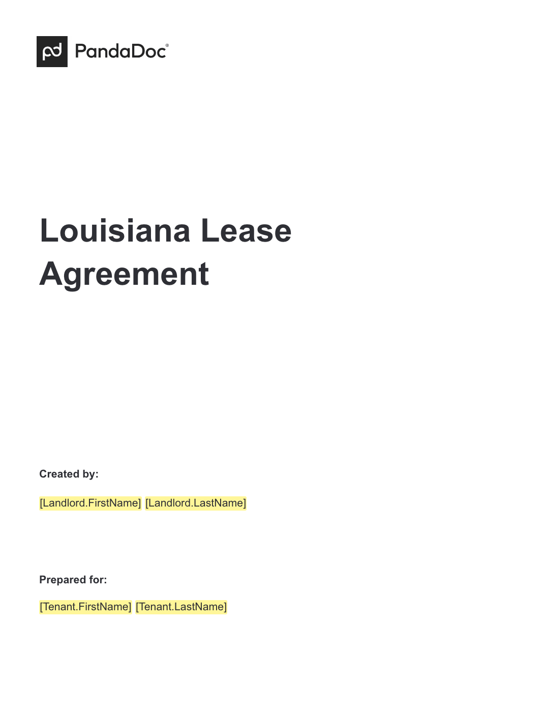 Louisiana Lease Agreements
