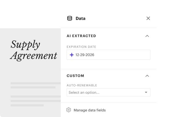 Manage AI Extracted Data