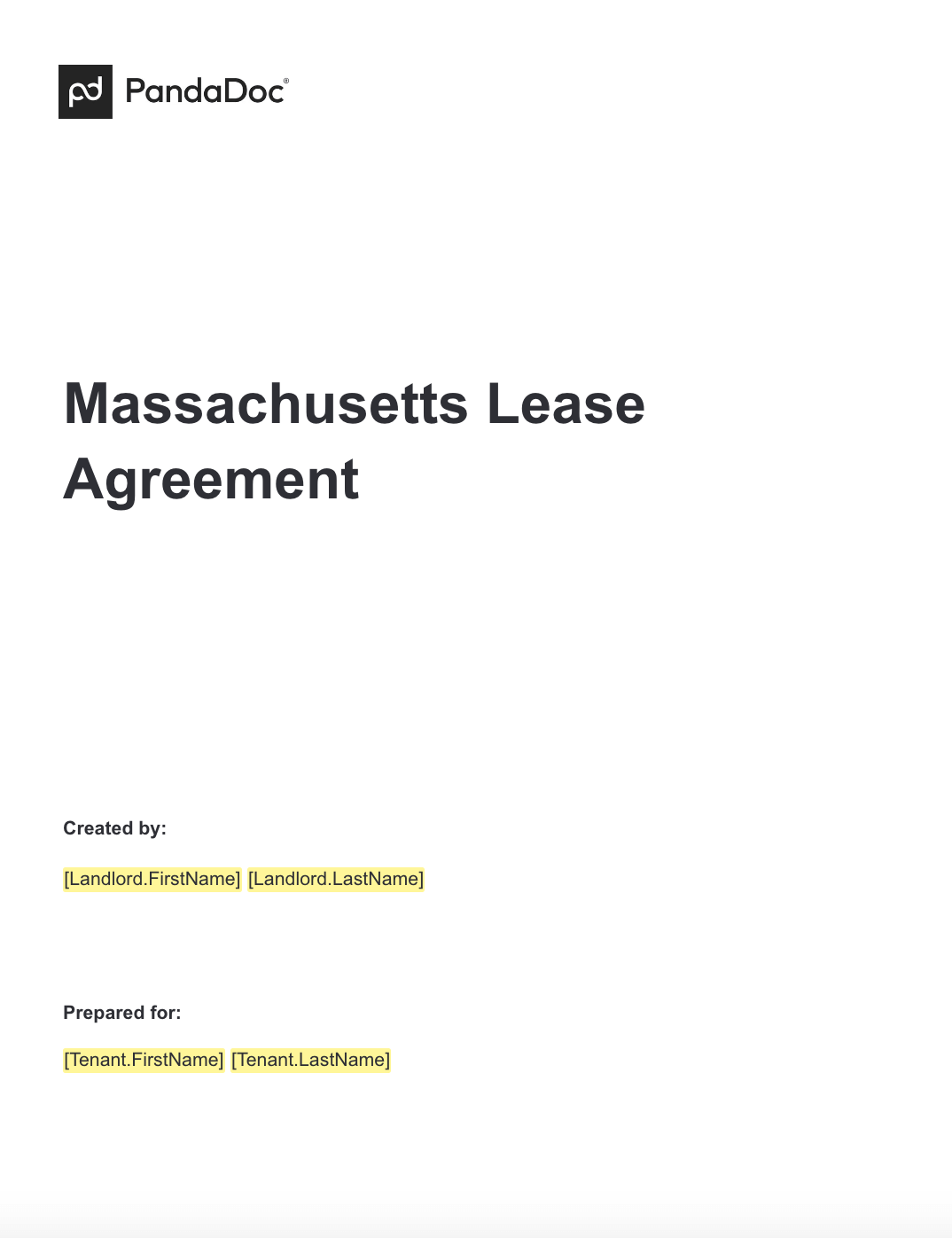 Massachusetts Lease Agreements