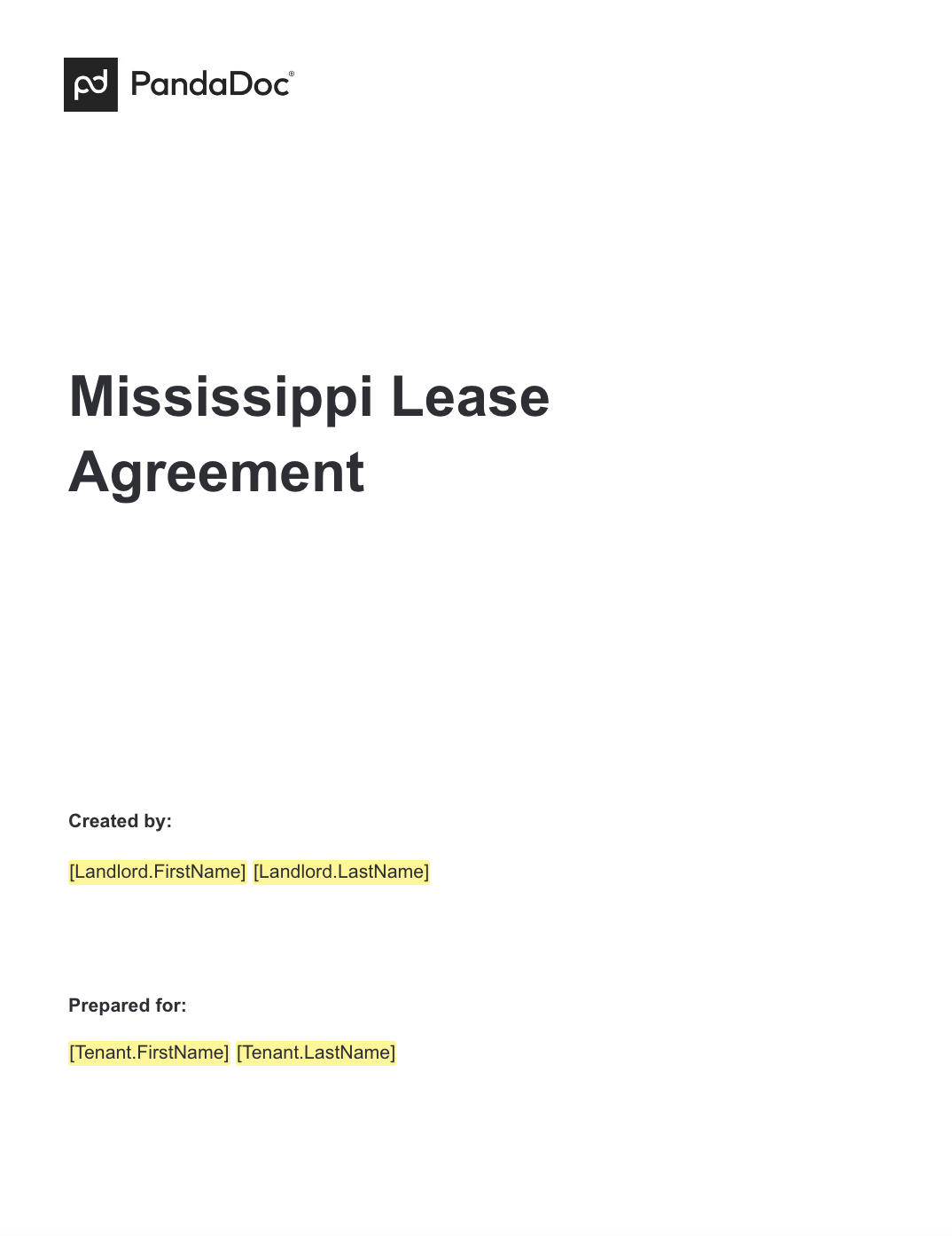 Mississippi Lease Agreements