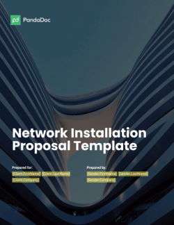 Network Installation Proposal Template