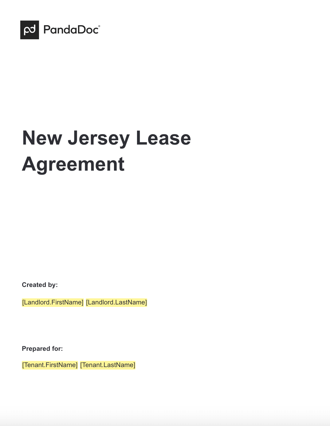 New Jersey Lease Agreements
