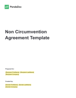 Non Circumvention Agreement Template