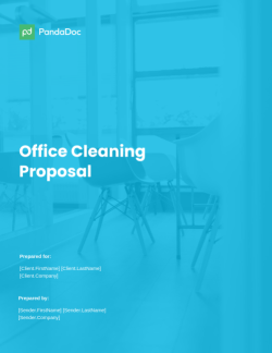 Office Cleaning Proposal Template