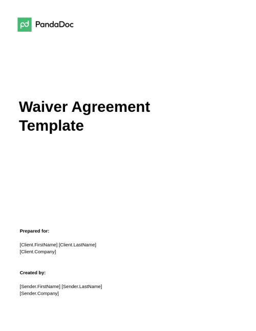 Free Liability Waiver Forms, Printable Waiver of Liability Templates ...