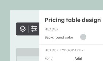 Learn about pricing table design