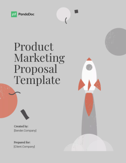 Product Marketing Proposal Template