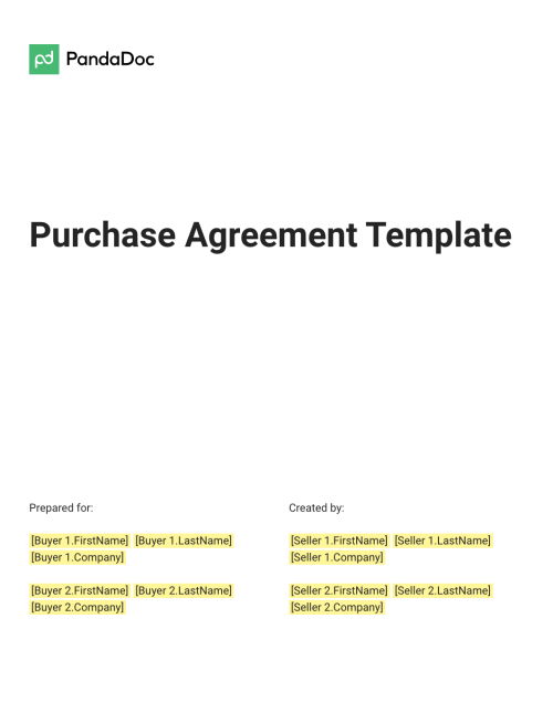 Sale Purchase Agreement Templates