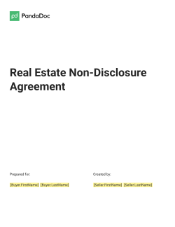 Real Estate Non-Disclosure Agreement