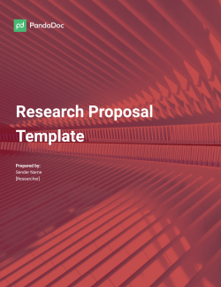 Research Proposal Template