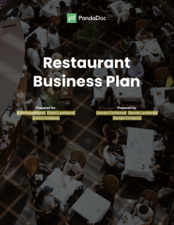 restaurant business plan