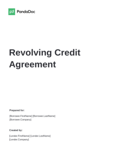 Revolving Credit Agreement