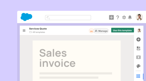 Salesforce document generation