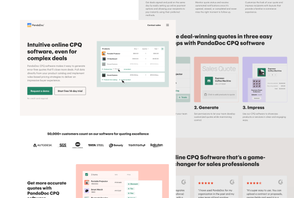 Selfservise Template: CPQ Software Lp